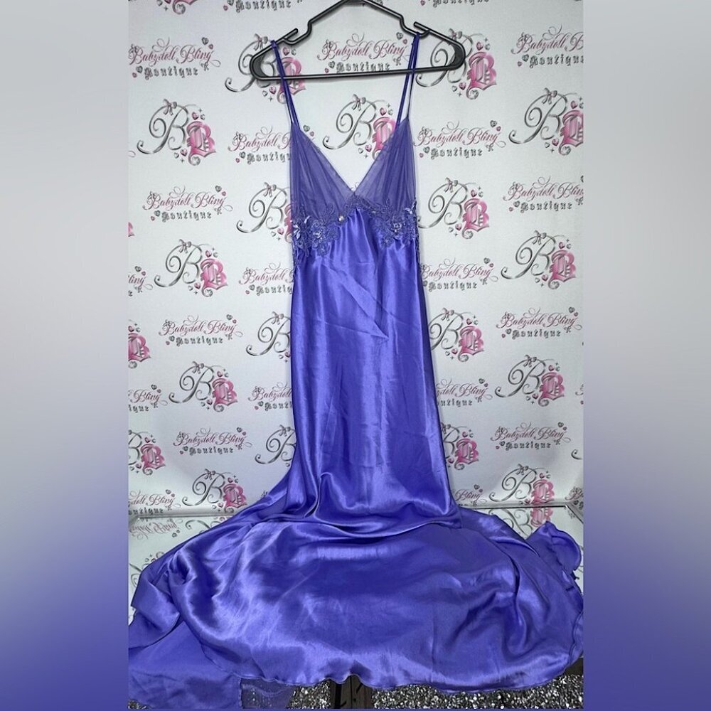 Intimate attitudes dress maxi long open back criss cross mermaid back style mesh